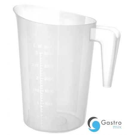 Miarka z polipropylenu piętrowalna-3 l | 567845 hendi 