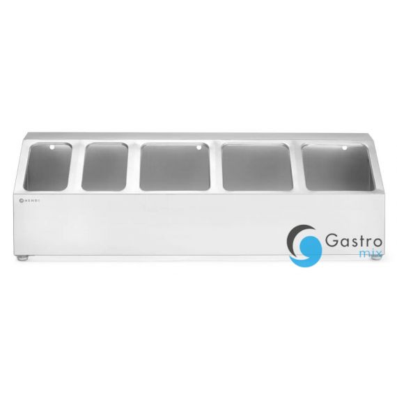 Stojak na pojemniki GN, 745x245x(H)215mm | 820049 hendi 