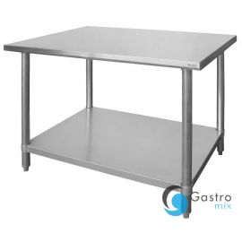 Stół centralny z półką  1000x600x(H)850mm - skręcany, Budget Line | 812440 hendi