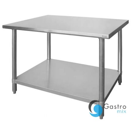 Stół centralny z półką 1800x600x(H)850mm - skręcany, Budget Line  | 812488 hendi 