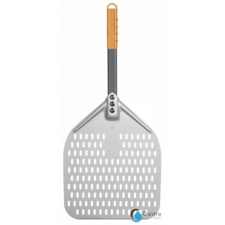 Łopata do pizzy 300x660mm z perforacją i krótką rączką, kwadratowA| 618097 HENDI 