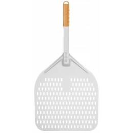Łopata do pizzy z perforacją i krótką rączką, kwadratowa, 350x710mm | 618066 HENDI