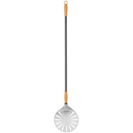 Łopata do pizzy ze stali nierdzewnej, okrągła, perforowana 230x1200 mm | 617199 hendi
