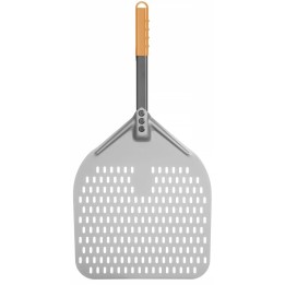 Łopata do pizzy z perforacją i krótką rączką, kwadratowa, HENDI, 350x710mm | 618080 HENDI