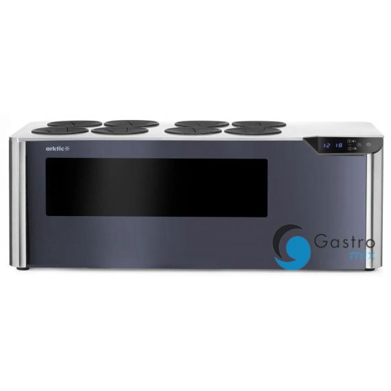 Chłodziarka do wina nastawna dwustrefowa, Cellar, Arktic, czarny |  237380 hendi 