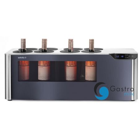 Chłodziarka do wina nastawna dwustrefowa, Cellar, Arktic, czarny |  237380 hendi 