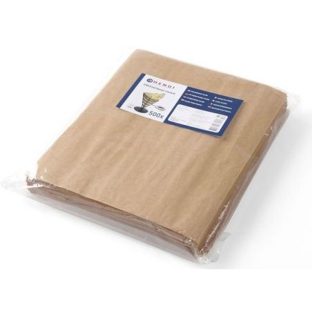 Papier pergaminowy do frytek i przekąsek-gładki 200x250 mm-zestaw 500 szt.  | 678138 HENDI 