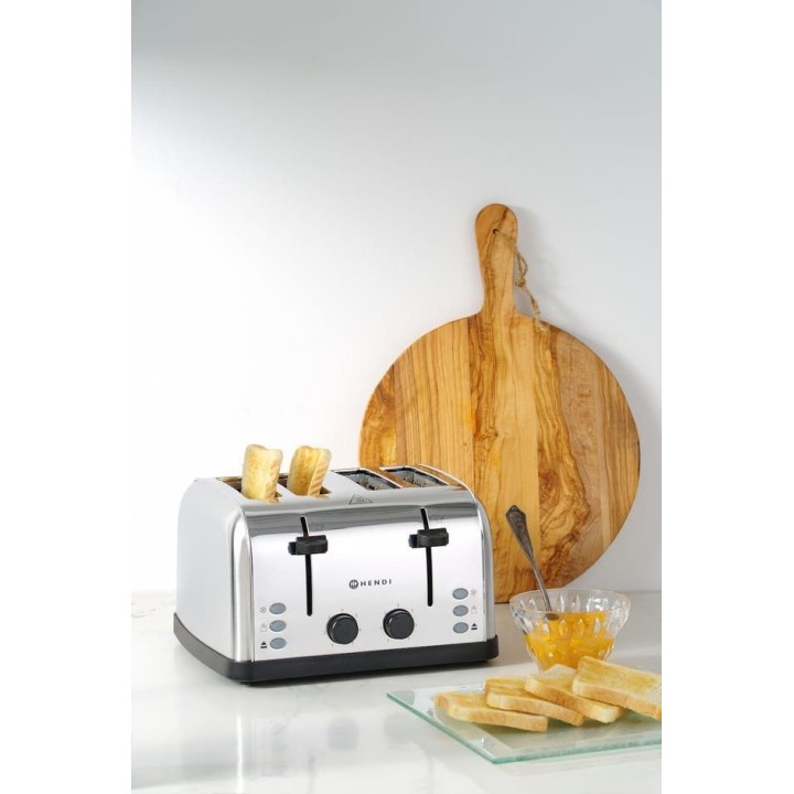 Toster na 4 tosty , 240V/1500W| 261187 HENDI