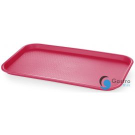 Taca fast food z polipropylenu GN 1/1, AmerBox, GN 1/1, czerwony, 530x325x(H)20mm | 878545 hendi
