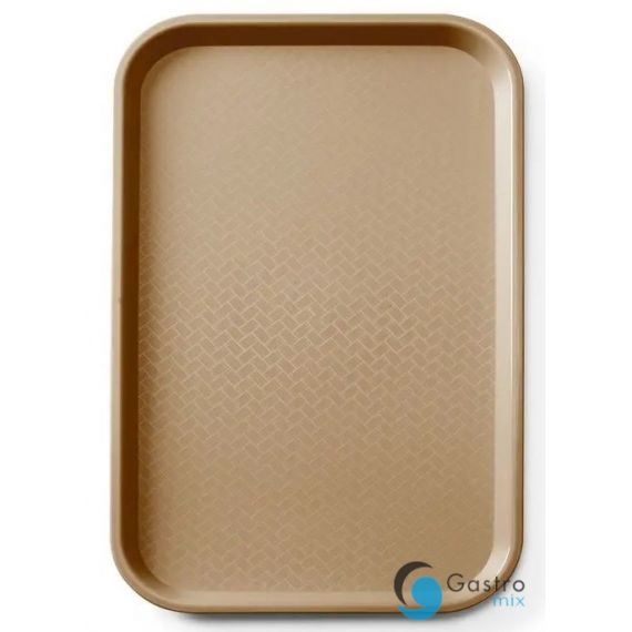 Taca fast food z polipropylenu GN 1/1, AmerBox, GN 1/1, brązowy, 530x325x(H)20mm | 878583 hendi 