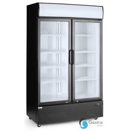 Lodówka barowa z podświetlanym panelem, 2-drzwiowa, Arktic, 512L | 233795 hendi