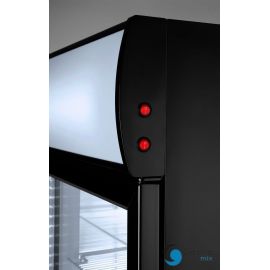  Lodówka barowa z podświetlanym panelem, 2-drzwiowa, Arktic, 512L | 233795 hendi