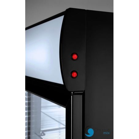 Lodówka barowa z podświetlanym panelem, 2-drzwiowa, Arktic, 512L | 233795 hendi 