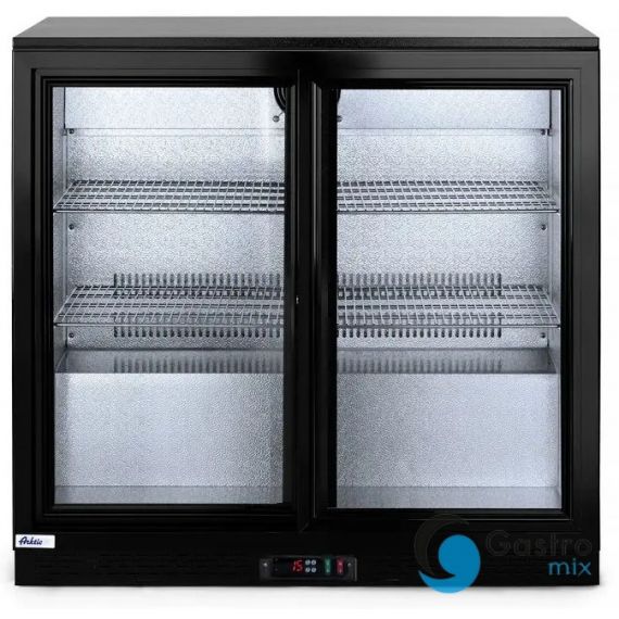 Lodówka barowa z podwójnymi drzwiami suwanymi, Arktic, 158L  | 233917 hendi 