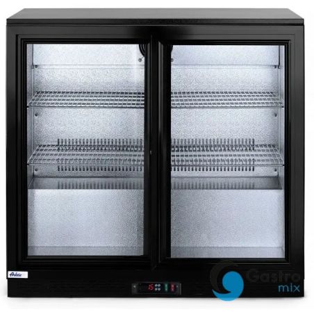 Lodówka barowa z podwójnymi drzwiami suwanymi, Arktic, 158L  | 233917 hendi 