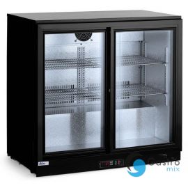 Lodówka barowa z podwójnymi drzwiami suwanymi, Arktic, 158L  | 233917 hendi