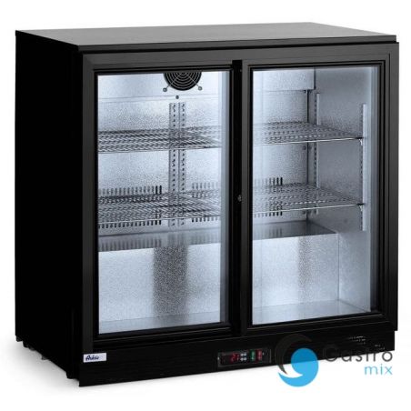 Lodówka barowa z podwójnymi drzwiami suwanymi, Arktic, 158L  | 233917 hendi 