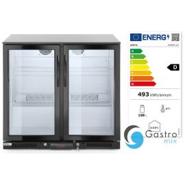 Lodówka barowa 2-drzwiowa, Arktic, 158L | 235829 hendi