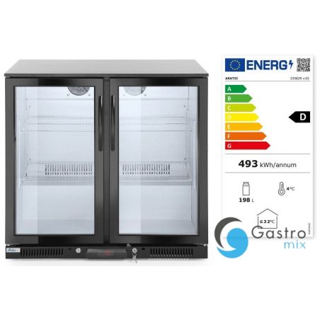 Lodówka barowa 2-drzwiowa, Arktic, 158L | 235829 hendi 