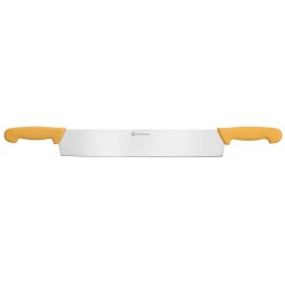 Nóż do sera z dwoma uchwytami, żółty, (L)655mm| 856413  HENDI