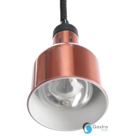 Lampa do podgrzewania potraw wisząca, cylindryczna, miedziany | 273890 hendi 