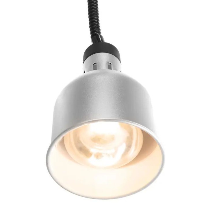 Lampa do podgrzewania potraw wisząca, cylindryczna, srebrny | 273883 HENDI