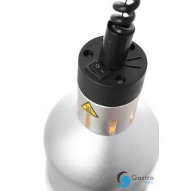  Lampa do podgrzewania potraw wisząca, cylindryczna, srebrny | 273883 HENDI