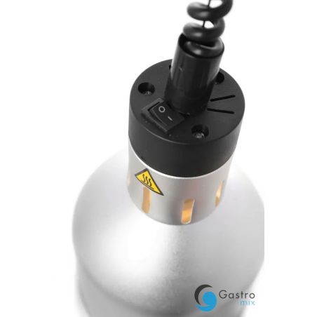 Lampa do podgrzewania potraw wisząca, cylindryczna, srebrny | 273883 HENDI 
