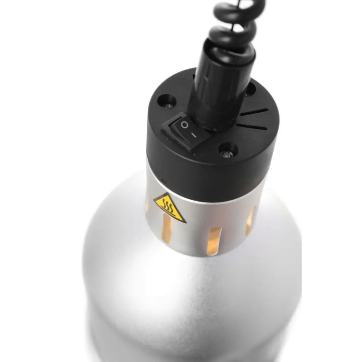 Lampa do podgrzewania potraw wisząca, cylindryczna, srebrny | 273883 HENDI