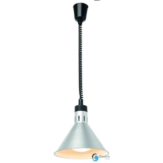 Lampa do podgrzewania potraw wisząca, stożkowa, srebrny| 273869 HENDI 
