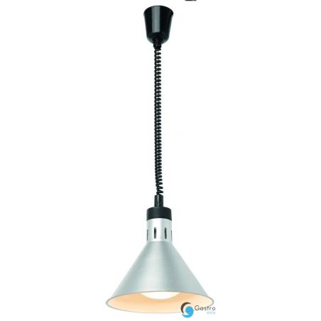 Lampa do podgrzewania potraw wisząca, stożkowa, srebrny| 273869 HENDI 