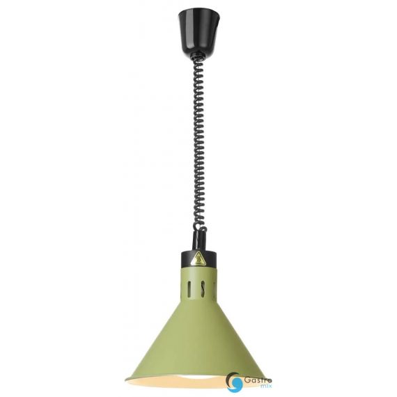 Lampa do podgrzewania potraw wisząca, stożkowa, zielony | 273920 HENDI 