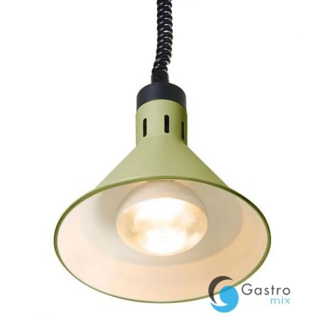 Lampa do podgrzewania potraw wisząca, stożkowa, zielony | 273920 HENDI 