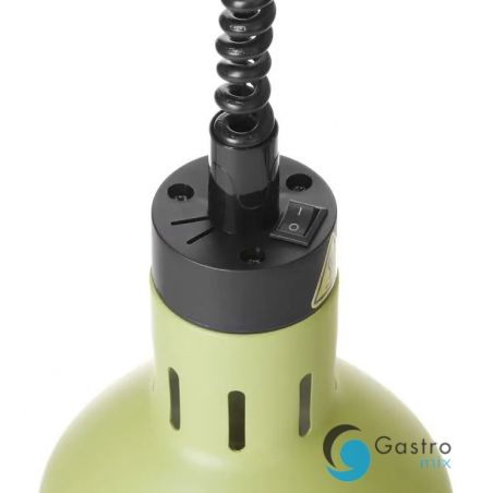 Lampa do podgrzewania potraw wisząca, cylindryczna, zielony | 273791 HENDI 