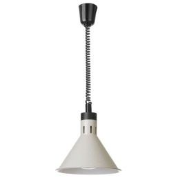 Lampa do podgrzewania potraw wisząca, stożkowa, biały | 273937 HENDI