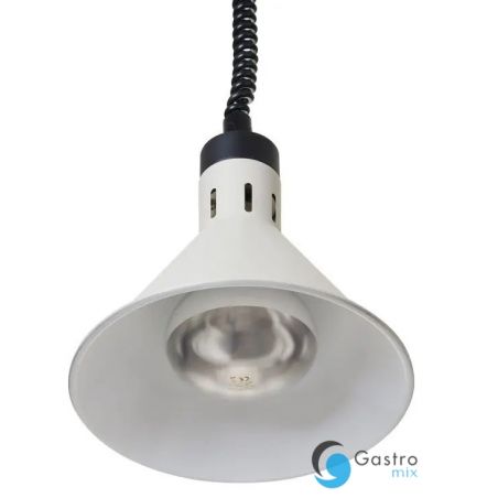 Lampa do podgrzewania potraw wisząca, stożkowa, biały | 273937 HENDI 
