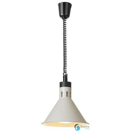 Lampa do podgrzewania potraw wisząca, stożkowa, biały | 273937 HENDI 