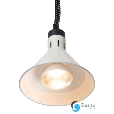 Lampa do podgrzewania potraw wisząca, stożkowa, biały | 273937 HENDI 