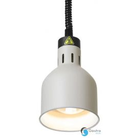  Lampa do podgrzewania potraw wisząca, cylindryczna, biały | 273821 HENDI