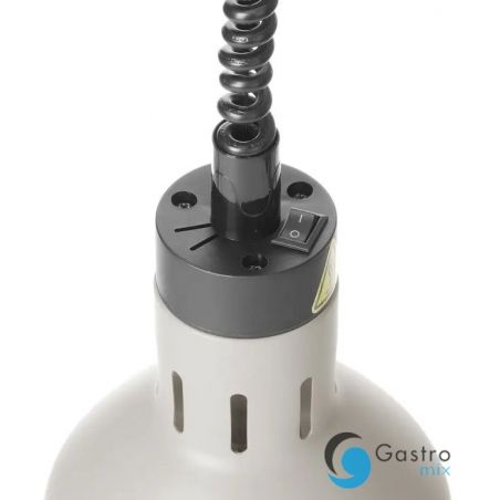 Lampa do podgrzewania potraw wisząca, cylindryczna, biały | 273821 HENDI 