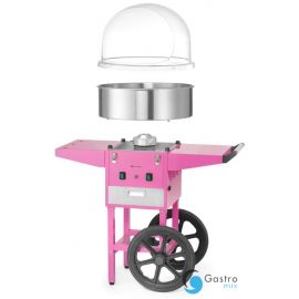  Urządzenie do waty cukrowej z wózkiem, Pastelowy różowy | 282809 HENDI