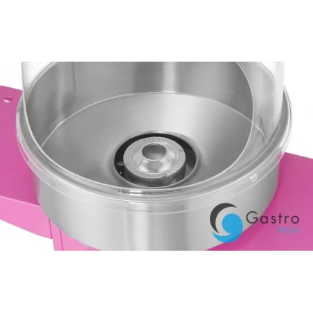 Urządzenie do waty cukrowej z wózkiem, Pastelowy różowy | 282809 HENDI 