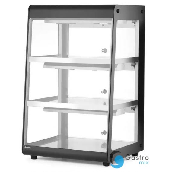 Witryna grzewcza nastawna, czarny | 273760 HENDI 