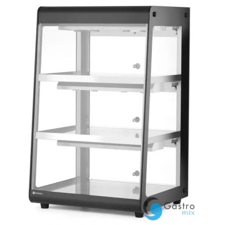 Witryna grzewcza nastawna, czarny | 273760 HENDI 