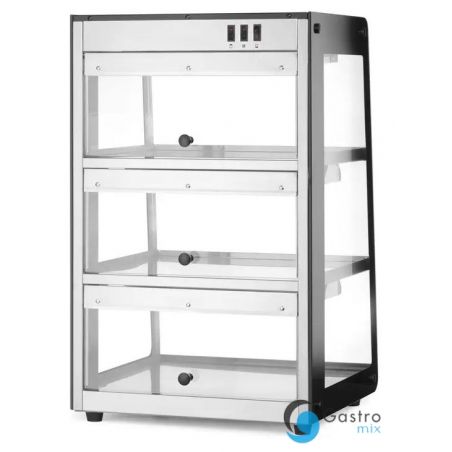 Witryna grzewcza nastawna, czarny | 273760 HENDI 