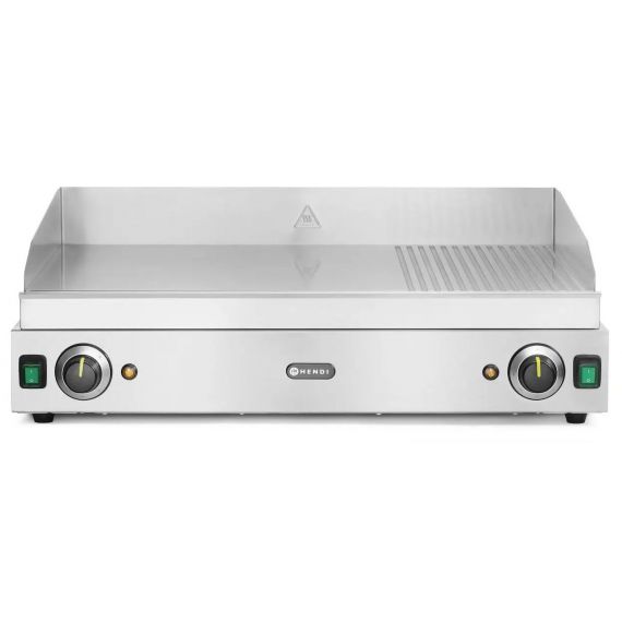 Płyta grillowa w ⅓ żebrowana, Profi Line, 2/3 gładka, 1/3 ryflowana | 203163 HENDI 