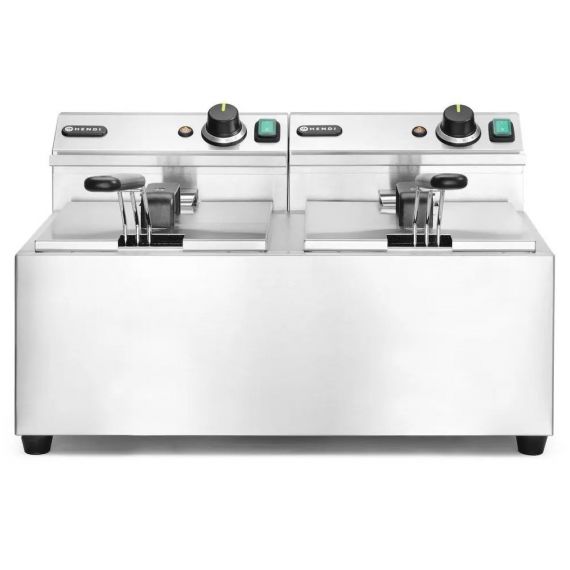 Frytownica manualna 2 × 8 l| 207307 HENDI 