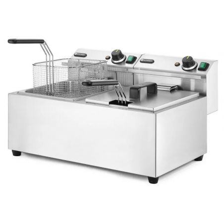 Frytownica manualna 2 × 8 l| 207307 HENDI 