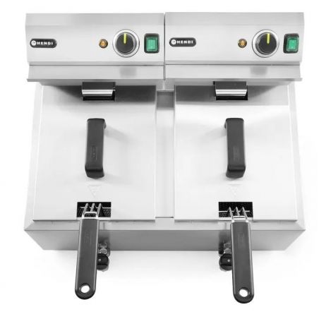 Frytownica manualna z kranem spustowym, 2 × 8 l | 209301 HENDI 