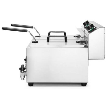 Frytownica manualna z kranem spustowym, 2 × 8 l | 209301 HENDI 